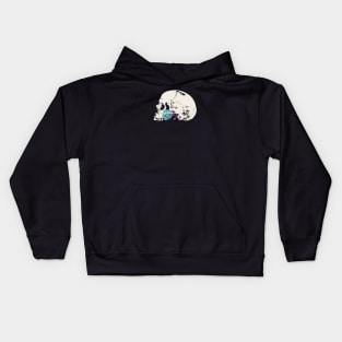 The Skull and the Blue Rose. Kids Hoodie